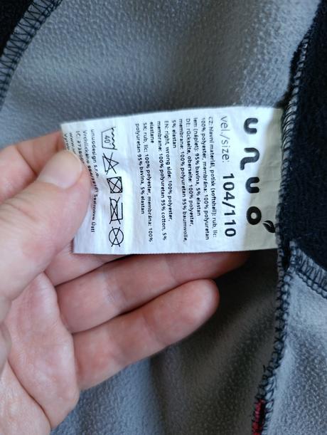 Unuo softshellová bunda s fleecom (104/110), unuo,104