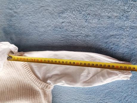 Svetrík so vsitou bluzkou, zara,86