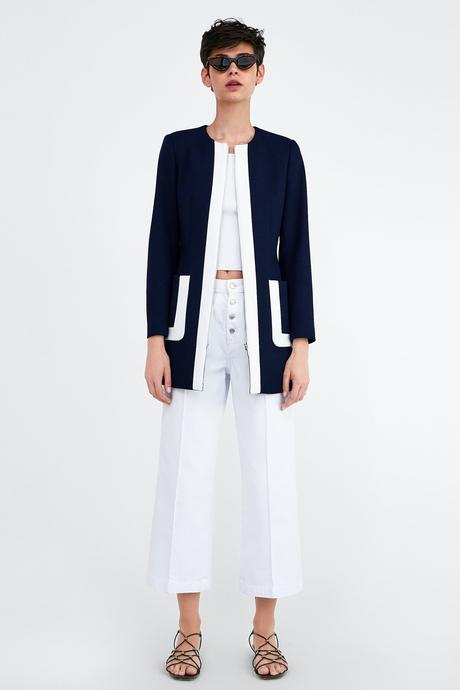 Zara kabat v sakovom style vel.s/m, zara,m / s