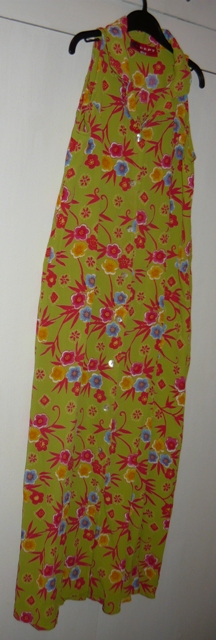 Kvietkované padavé letné šaty, h&m,158