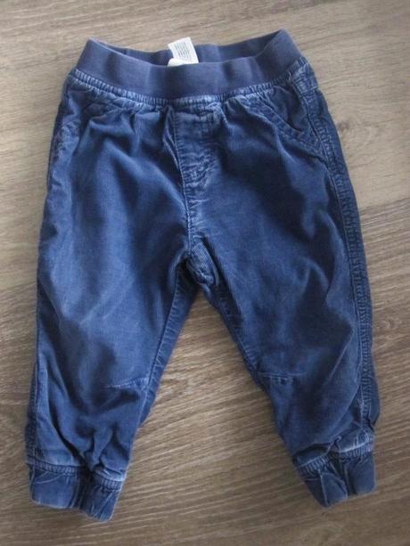 Menčestrové nohavice, baby club,80