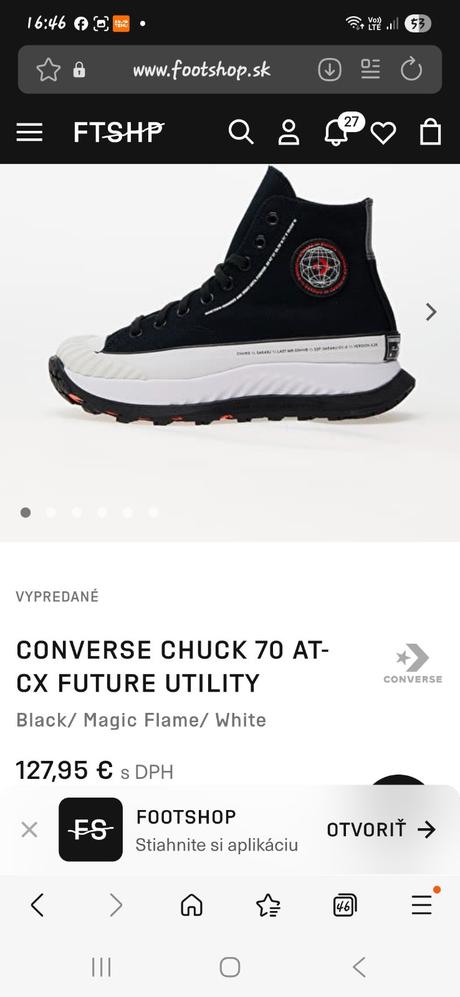 Tenisky converse velk.38, converse,38