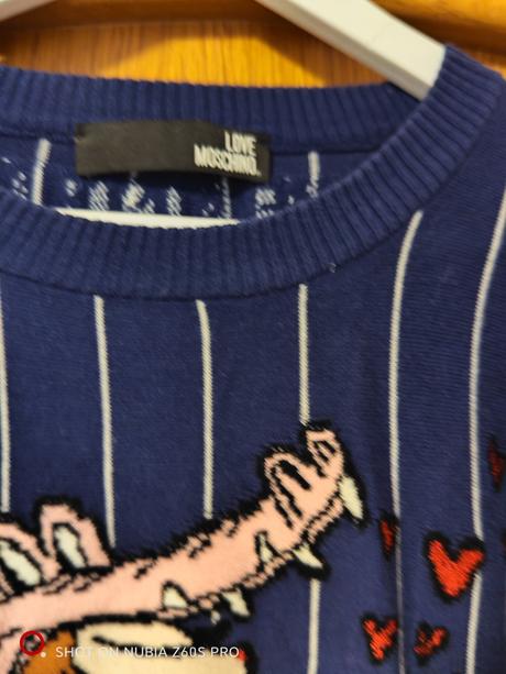 Love moschino originál kvalitný luxusný svetrík, moschino,l