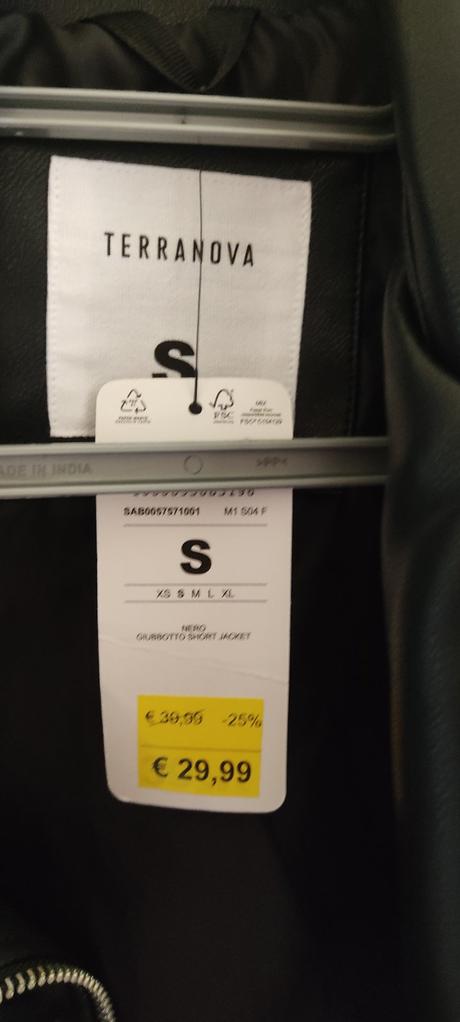 Bunda koženková, terranova,s