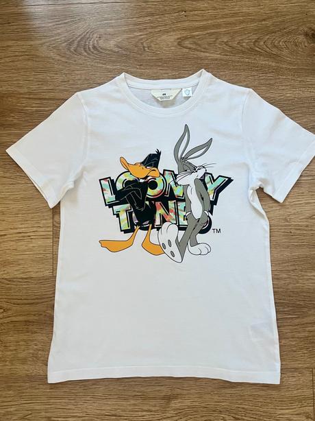 Tričko looney tunes, h&m,146
