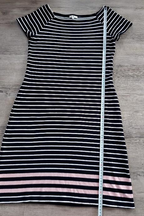 Pásikavé úpletové šaty, tom tailor,38