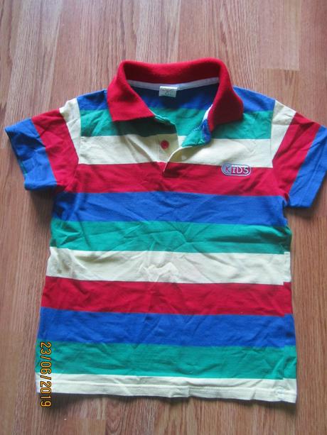 Pásikovaná polokošeľa 116/122, 116