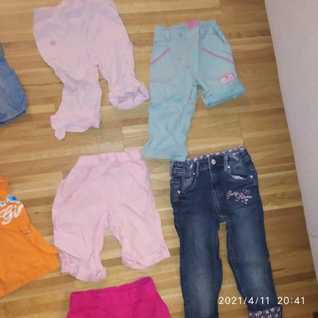 Krátke ľahučké vzdušné nohavice v.104/110, 1e/ks, 110