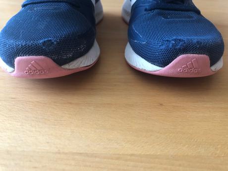 Tmavomodre tenisky s ruzovou podrazkou, adidas,34