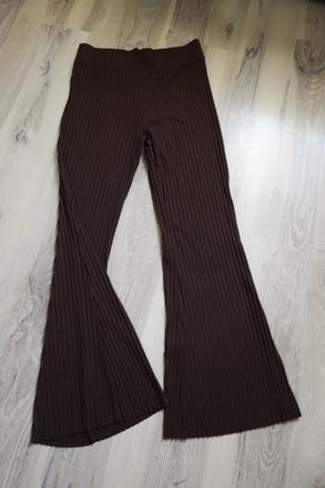 Mäkkučké vrúbkované nohavice h&m, h&m,m