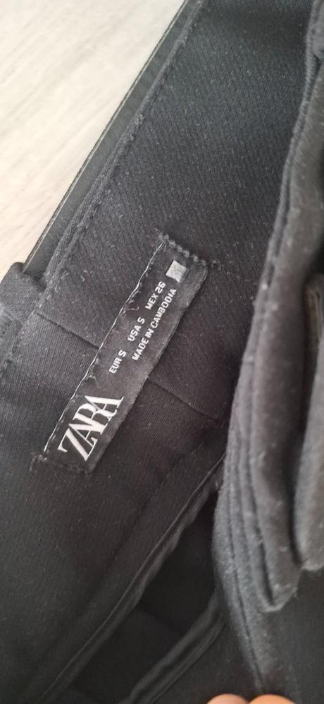 Zara elegantné nohavice s opaskom, zara,s