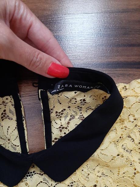 Cipkovana bluzka, zara,m