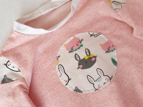 Dievčenská mikinka lovera s mačičkami, 104