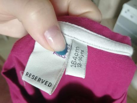 Tričko, reserved,164