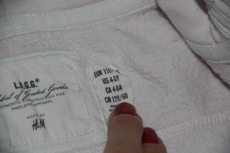 Bledoruzova mikinka 110/116, h&m,110