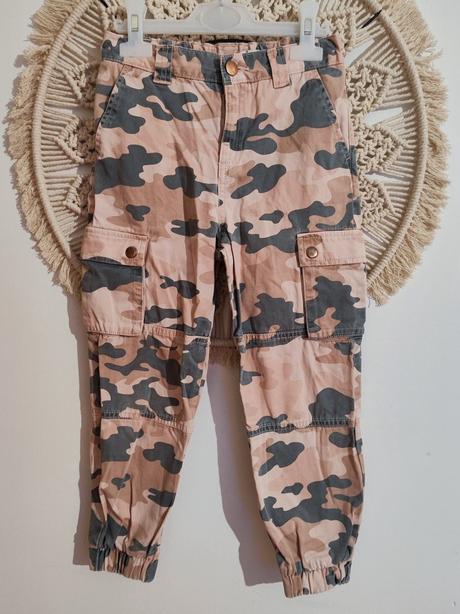 Dievčenské cargo nohavice, f&f,128