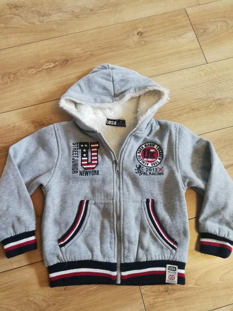 Zateplená mikina, lusa,110