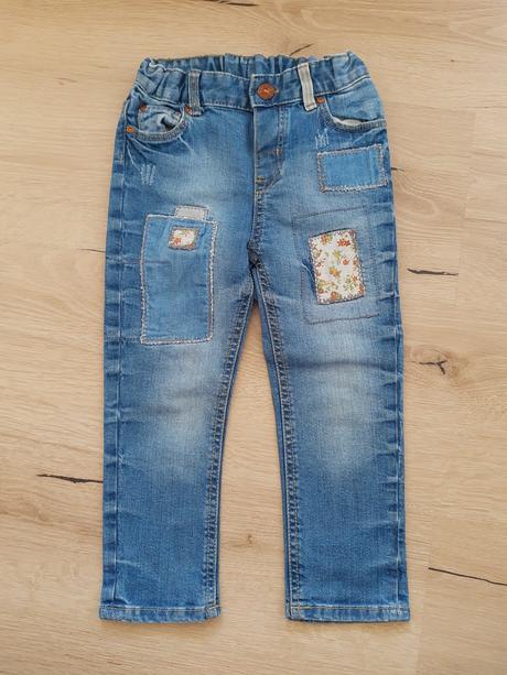 Rifle s nášivkami, h&m,92