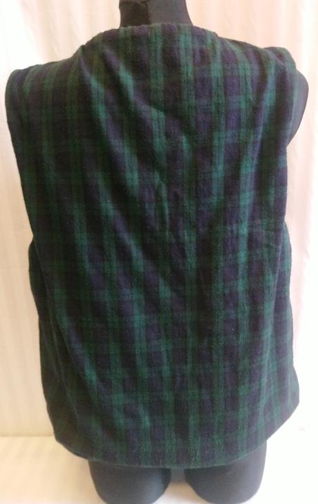 Dámska zeleno modrá vesta, l/xl, xl