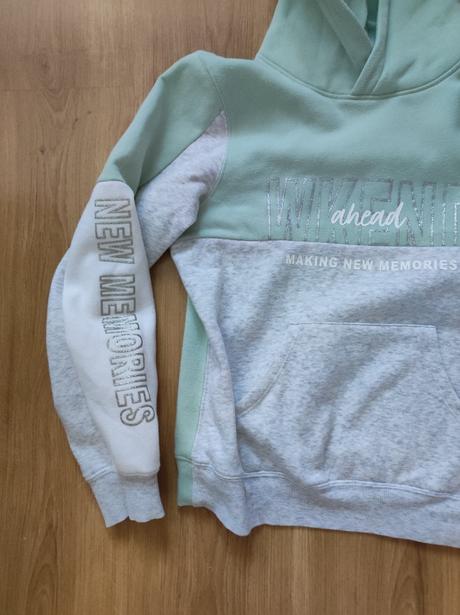 Mikina s kapucňou, h&m,152