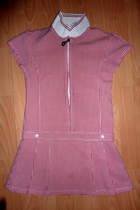 Marks&spencer kockované šaty, v. 7rokov/122, marks & spencer,122