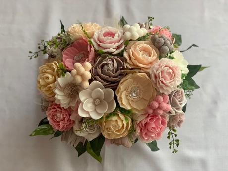 Mydlova kytica gratulačná kôš, 