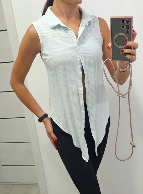 Blúzka zaväzovacia zavinovačka f&f s 13-14 r, f&f,xs