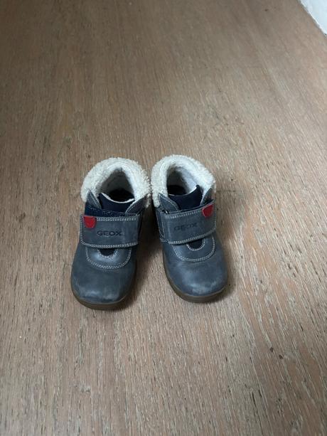 Geox zimne kozene topanky s kozusinou vel 25, geox,25
