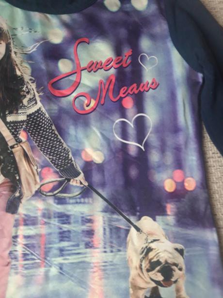 Dievčenské tričko ku legínam, 152