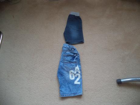 2 riflové kraťasy 116, japitex,116