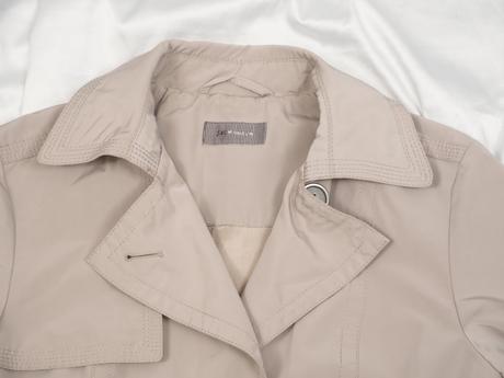 Kvalitný béžový trenčkot jac nuevo, jac,38