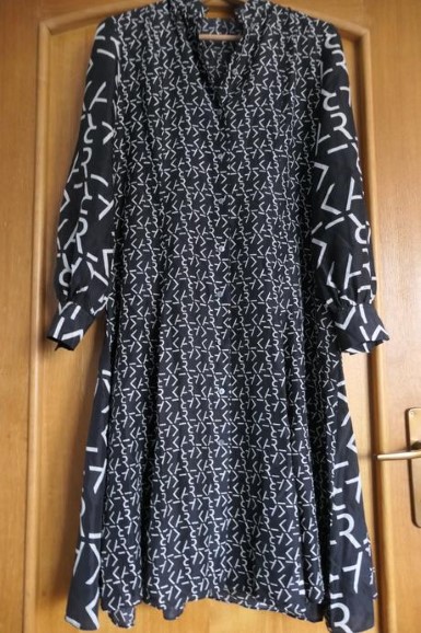 Karl lagerfeld luxusne damske satenove saty xs/s, xs