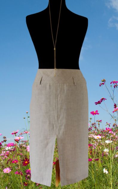 Ľanová sukňa mar&co milano, veľ. m/l, m