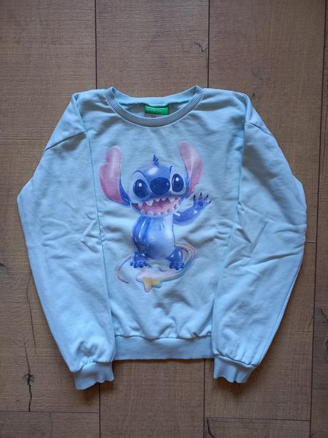 Mikina stitch, benetton,134
