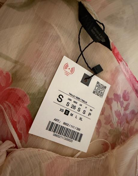 Romantická volánová blúzka zara, zara,s