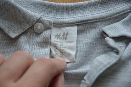 Polo tricko body, h&m,68