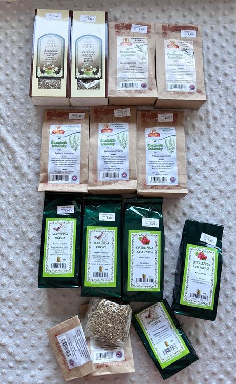 Bylinná náparka pred pôrodom - čaje bylinky, 