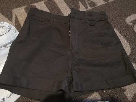 Dievčenské riflové kraťasy + tielko, 158 / 164