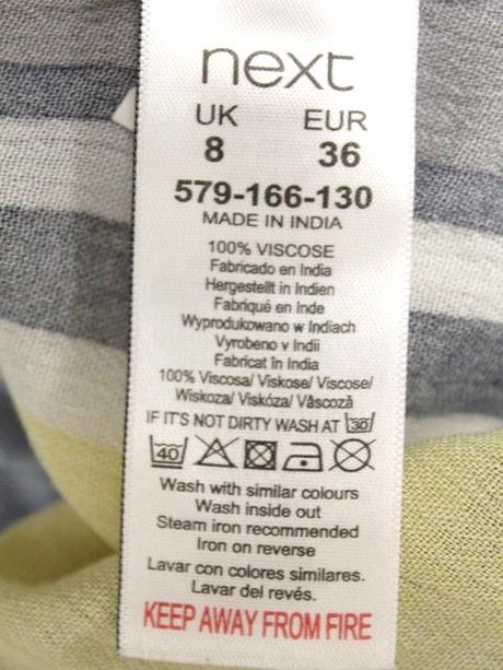 Prúžkovaná predĺžená tunika next veľ. 36, next,s