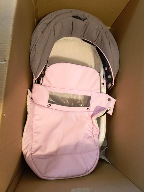 Ružový kočiar riko aicon trojkombinacia s prísluše, riko