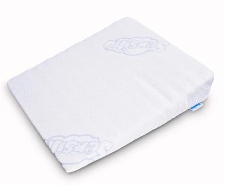 Sensillo dojčenský vankúš klin biely 38x30, šírka (cm): 40,dĺžka (cm): 30