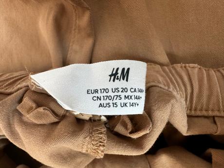 Bavlnené nohavice, h&m,170
