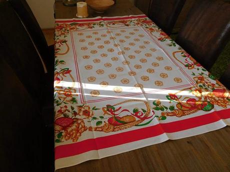 Obrus bavlnený veľkonočné vajíčka, 