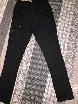Legínové nohavice s kamienkami, yigga,134 / 140