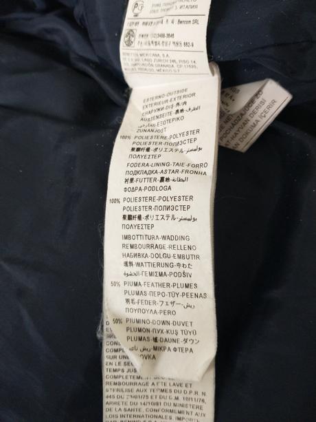 Paperova bunda benetton, velkost 2y, benetton,98