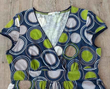 Modrozelené letné šaty boden, 40