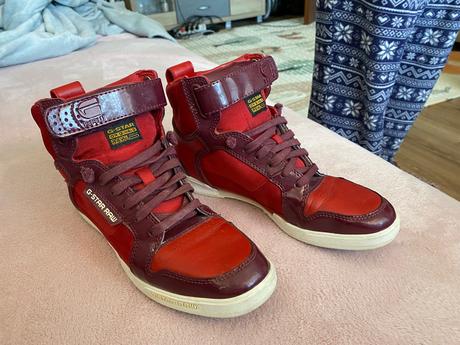 Cervene vysoke tenisky g-star, 37