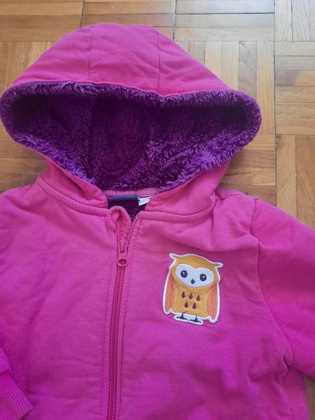 Dievčenská mikina-bunda, lupilu,98