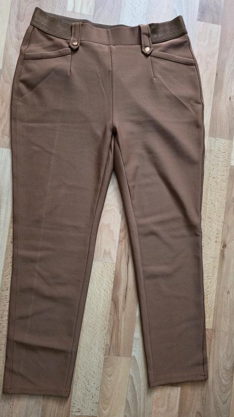 Hnede damske nohavice xl, stradivarius,xl