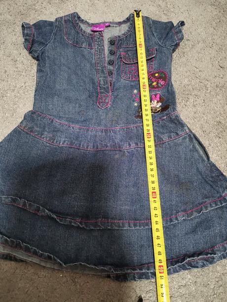 Rifľové šaty minnie mouse, disney,86